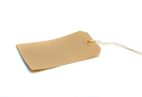 Simple Price tag represents simple pricing